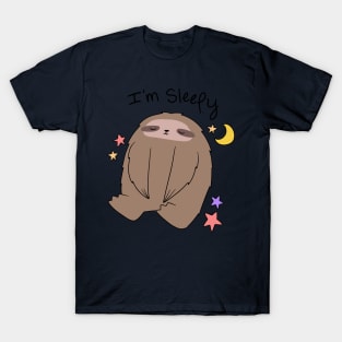 "I'm Sleepy" Sloth T-Shirt